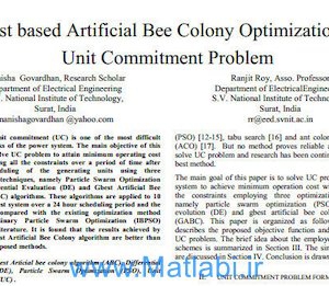 Gbest based Artificial Bee Colony Optimization for Unit Commitment Problem