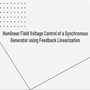 Nonlinear Field Voltage Control of a Synchronous Generator using Feedback Linearization