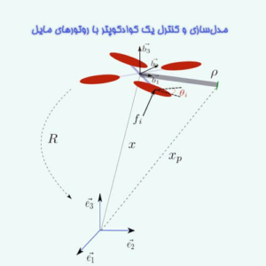 مدل‌سازی و کنترل یک کوادکوپتر با روتورهای مایل